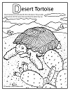 Desert Tortoise coloring page