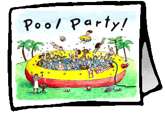 Pool Party Invitation